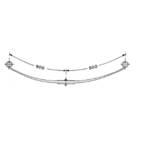 Balestra Volvo Anteriore FL6.14 Monolama P/CA MOLLEBALESTRA 6557900 - immagine 1