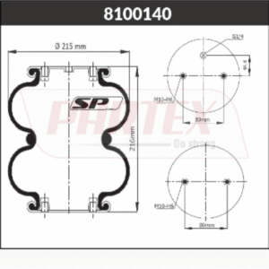 Molla Ad Aria Meritor-ROR Codice PARTEX 8100140 - immagine 1
