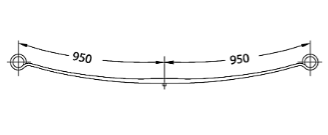 balestra anteriore daf 45 lf monolama p/ca codice mollebalestra 7597200